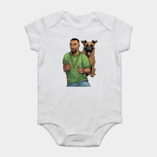 Rappers with Puppies Baby Bodysuit